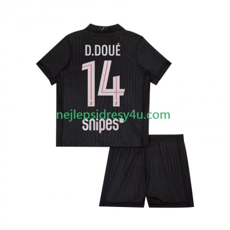 Fotbalový Dres Paris Saint-Germain Desire Doue 14 Dětské Čtvrtý 2025/26